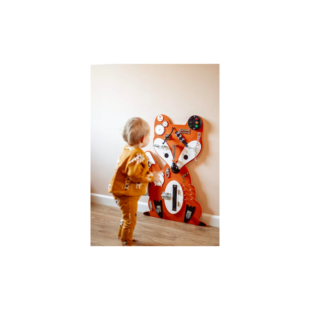 Busy Bord - Renard - Orange - Mural