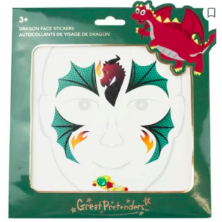 Dragon Face Stickers