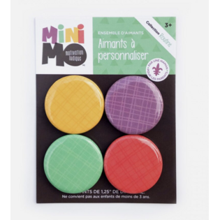Aimants à personnaliser (4 aimants)- MINIMO