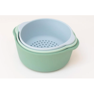 INSPIRE MY PLAY - Ensemble de bols gigognes - Bleu/Vert
