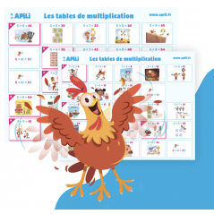 APILI - Table de Multiplication- Set de table - Maths