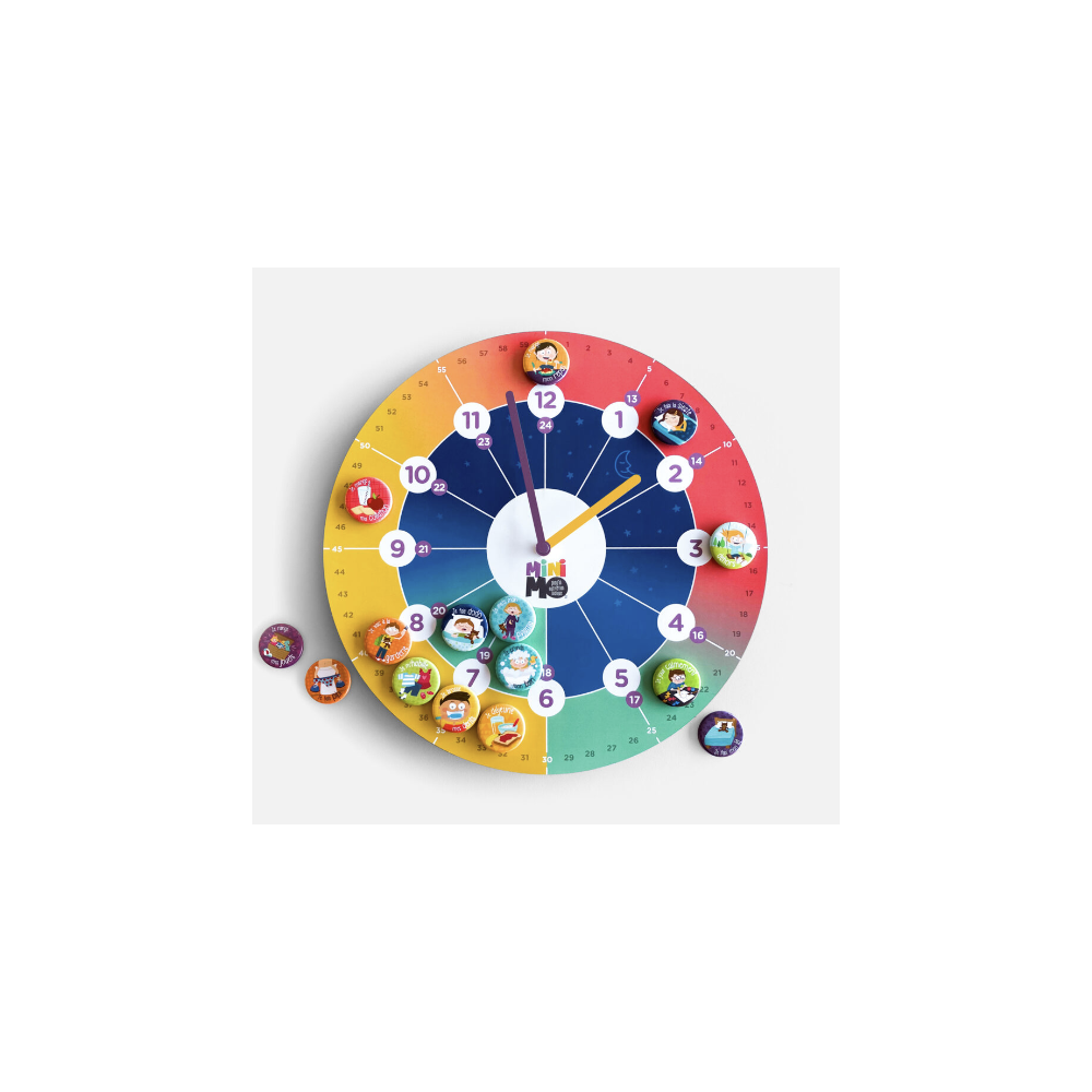 Mon horloge magnétique de routine - MINIMO