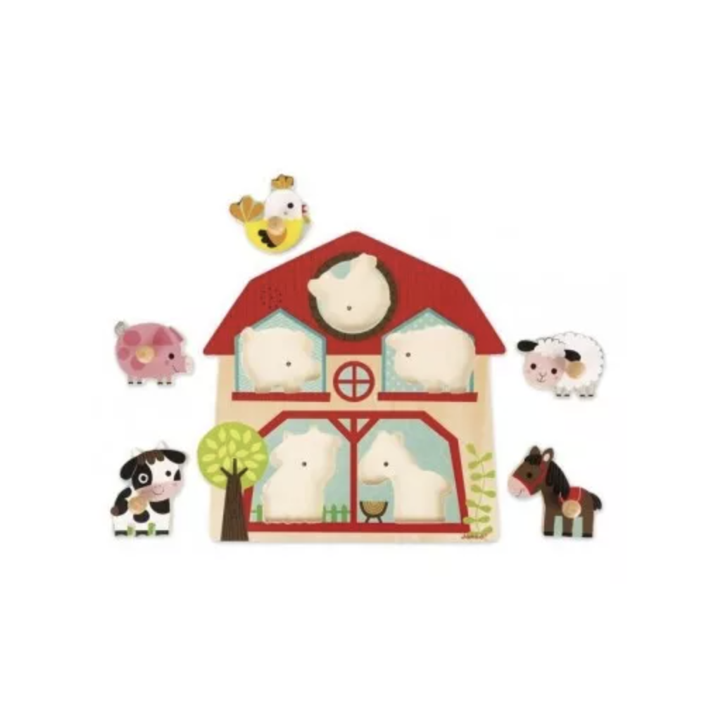 Puzzle musical les copains de la ferme - JANOD