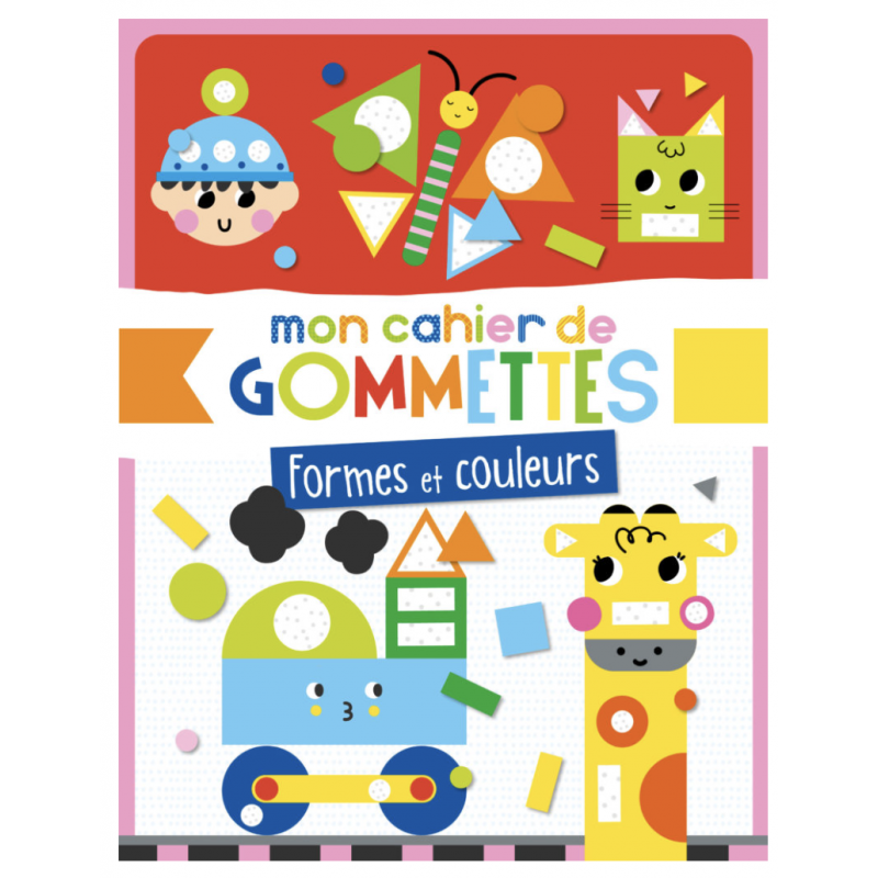 Ensemble De Livres. Cahiers De Couleur Avec Autocollants