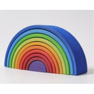 Arc en ciel à empiler pieces en silicone souple
