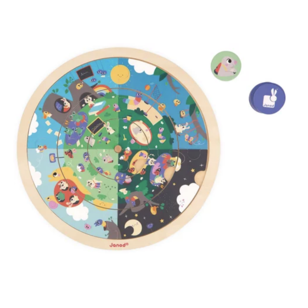 PUZZLE ROND JARDIN - JANOD