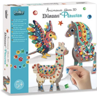 ANIMAUX DECO 3D - DIAMS PERUVIEN