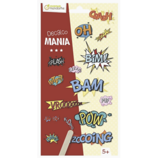 Decalco' Mania - Décalcomanies - Onomatopées - Avenue mandarine