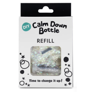 RECHARGES DE BOUTEILLES DIY CALM DOWN argenté