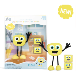 GLO PALS - PERSONNAGE -  ALEX - JAUNE