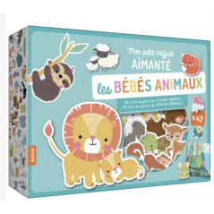 Mon petit coffret aimanté - LES BÉBÉS ANIMAUX - Auzou