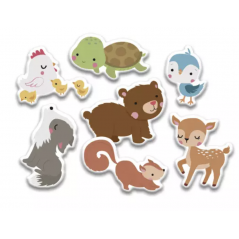 Mon petit coffret aimanté - LES BÉBÉS ANIMAUX - Auzou