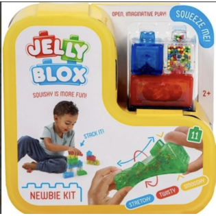 Jelly Blox jaune - Newbie Kit - Blocs de Construction Souples