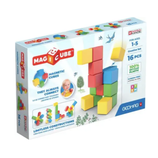 Ensemble créatif Geomag MagiCube 16 pièces