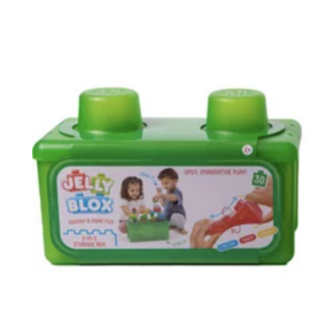 Jelly Blox vert  - Slash & stack  - Blocs de Construction Souples