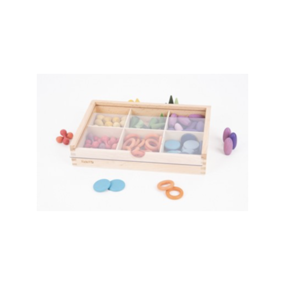TickiT - SET DE TRI DES TRÉSORS EN BOIS