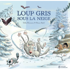 Loup gris sous la neige - DIDIER  jeunesse