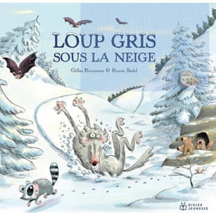 Loup gris sous la neige - DIDIER  jeunesse