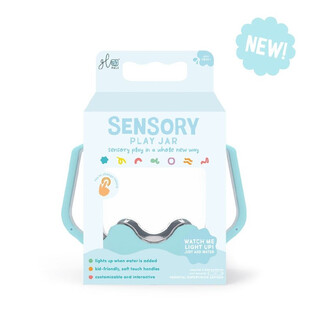 GLO PALS - Sensory Play Jar - Bleu claire