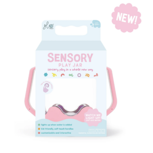 GLO PALS - Sensory Play Jar - Rose Bubble gum