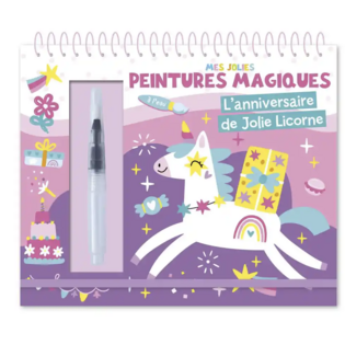 Mes jolies peintures magiques : L'anniversaire de Jolie Licorne