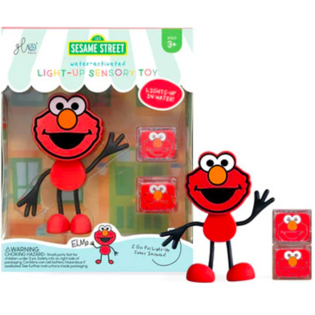 GLO PALS - Personnage Sesame Street : Elmo - ROUGE