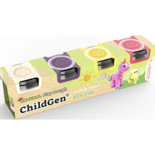 ChildGen - PÂTE À MODELER ECOCUP 4 PCS - LICORNES