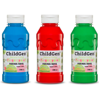 ChildGen - peinture lavable pour les doigts à la pièce 12 couleurs au choix