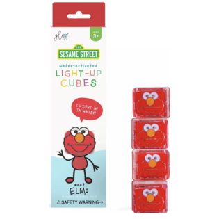 GLO PALS - Cubes Elmo Sesame street - Rouge