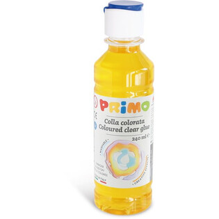 PRIMO - Colle à l'eau jaune (240ml) pour slime
