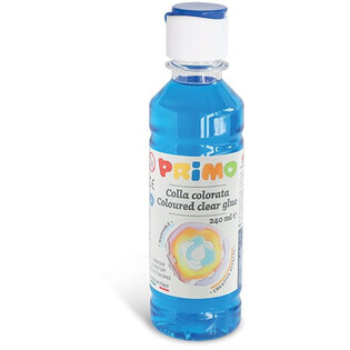 PRIMO - Colle à l'eau bleu (240ml) pour slime