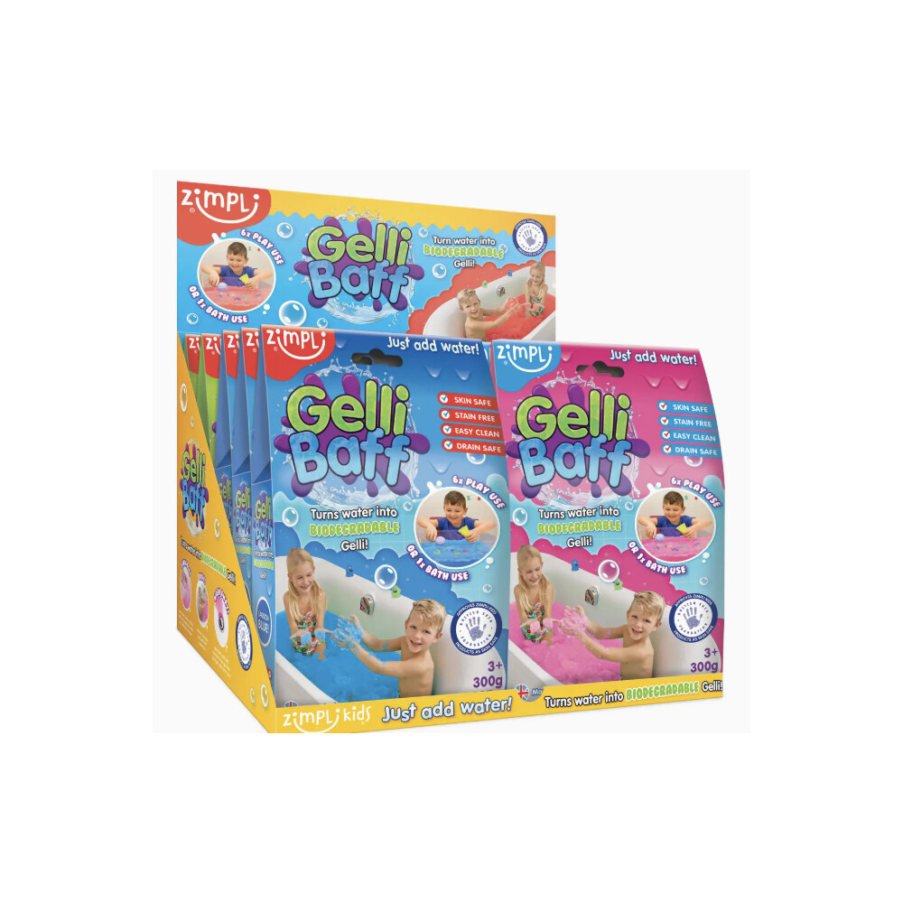 Zimpli - Jeu de bain sensoriel VERT - Gelli Baff