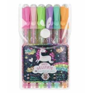 TRENDHAUS -  Mini stylos gel parfumés, lot de 6