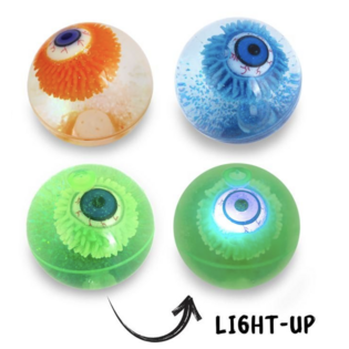 TRENDHAUS - Balle monstre Light-Up, 3 modèles assortis