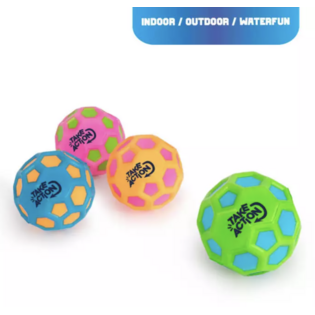 TRENDHAUS - Mini-boules de rebond, 4 couleurs assortis