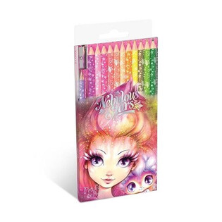 Assortiments de 12 crayons de couleur en bois Nebulous Star