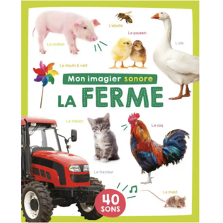 mon imagier sonore - la ferme - Album 123 soleil