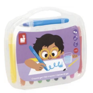 Lot de 10 crayons gel  - janod