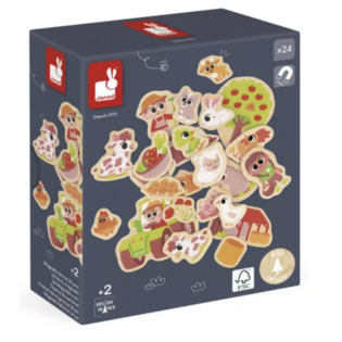 Magnets Ferme 24 pièces - Janod