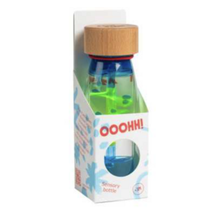 Bouteille sensorielle Move Spirale bleue - Petit Boum