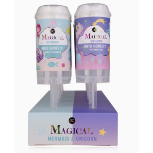 Confettis de bain Magical Licorne ou Sirène - Accentra