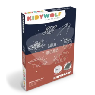 Kidywolf | Recharge Kidydraw - Mini Galaxy et Dinosaures - Kidywolf