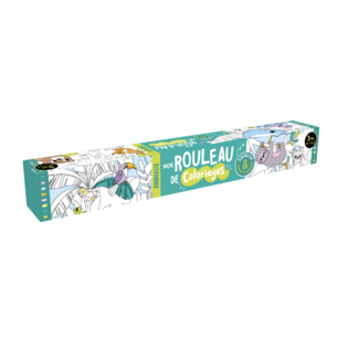 Mon rouleau de coloriages adhésif – Animaux - 123 soleil