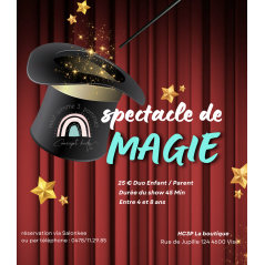 Spectacle de magie   : 4 ans à 8 ans