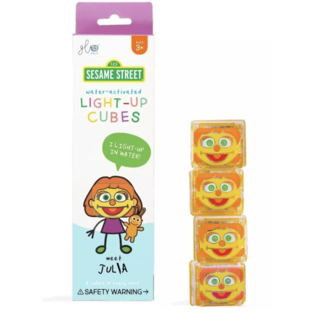 GLO PALS - Cubes Sesame street  Julia - Orange