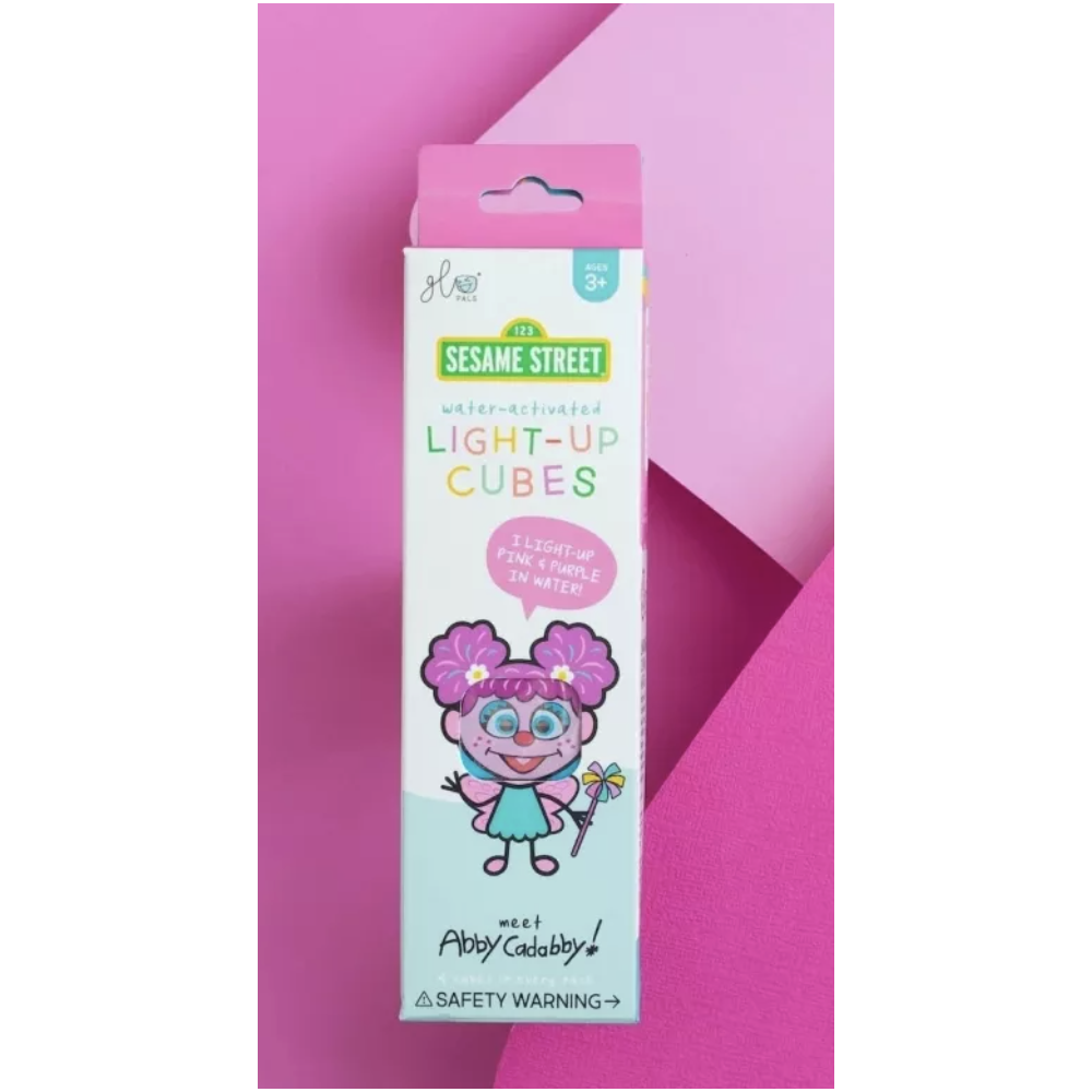 GLO PALS - Cubes Sesame street  Abby Cadabby - Rose