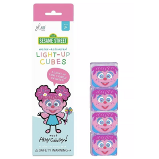 GLO PALS - Cubes Sesame street  Abby Cadabby - Rose