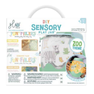 GLO PALS - DIY Sensory Play Jar  -  Zoo Thème