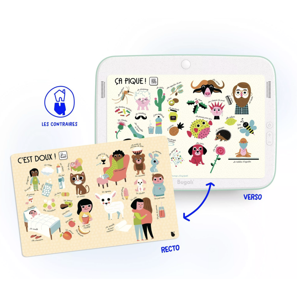Bugali - Coffret 5 cartes interactives Kézaco ? (3+)