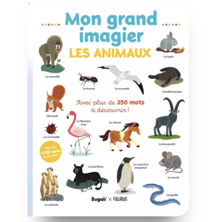 Bugali -  Livre interactif - Mon grand imagier • les animaux (3+)